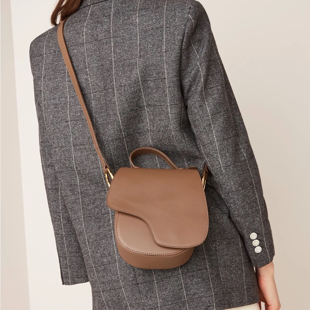 ATP Atelier Carrara Crossbody Bag - Khaki Brown